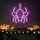 Light Up Your Halloween Festivities with the Spider Halloween Neon Sign - Perfect for Home, Bars, and Hauntingly Stylish Events!