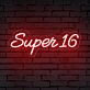 Super 16 LED-Neonschild Geburtstag Party