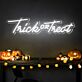 Elevate Your Halloween Festivities: Light Up Your Home, Bar, or Halloween Party with Trick Or Treat Words Neon Sign.