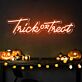 Trick or Treat LED-Neonschild für Halloween Party