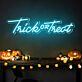 Trick or Treat LED-Neonschild für Halloween Party