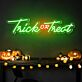 Trick or Treat LED-Neonschild für Halloween Party