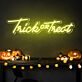 Trick or Treat LED-Neonschild für Halloween Party