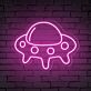 UFO LED-Neonschild für Gamingzimmer und Bar