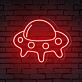 Brighten Your Kid's Room or Add Flair to Theme Parties with the Ufo Cute Space Neon Sign.