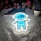 Astronaut Figur LED-Neonschild Gaming Zimmer
