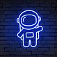 Astronaut Figur LED-Neonschild Gaming Zimmer