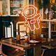 Waving Astronaut Cute Space Neon Sign: Elevate Your Child's Room, Play Area, or Themed Party Ambiance