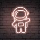 Astronaut Figur LED-Neonschild Gaming Zimmer