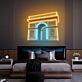 Triumphbogen Paris LED-Neonschild Wohnzimmer Büro