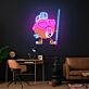 Billardkugel mit Queue LED-Neonschild für Bar und Billardzimmer