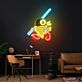 Billardkugel mit Queue LED-Neonschild für Bar und Billardzimmer