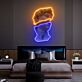 Büste des David LED-Neonschild mit UV-Druck für Schlafzimmer Wohnzimmer