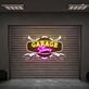 Personalisierbares Werkstatt Neonlicht mit Garage Design