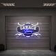 Personalisierbares Werkstatt Neonlicht mit Garage Design