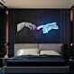 zwei Hände mit Herzsymbol LED-Neonschild für Wohnzimmer Kunstdekor