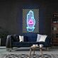 Hand mit Auge im Dreieck LED-Neonschild Schlafzimmer Wohnzimmer