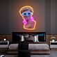 Elevate Your Space: Headphone On David Led Uv Neon Sign - A Versatile Accent for Home, Office, and Entertainment Venues.