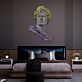 Enhance Your Space: Julius Caesar Led UV Neon Sign Perfect for Modern Living Room, Home Office, and Bar Decor.