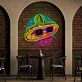 Taco mit Sombrero und Sonnenbrille LED-Neonschild für Restaurant Bar