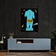 Brighten Your Space with Elegance - Set Of Posters With Greek Statues Led Uv Neon Sign for Home Decor, Office, and Sophisticated Events.