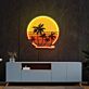 Brighten up your spaces with Sunset Art Led Uv Neon Sign – Perfect for Home Decor, Bars, and Weddings.