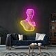 Büste einer klassischen Statue LED-Neonschild mit UV-Druck Schlafzimmer Wohnzimmer