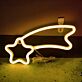 Sternschnuppe LED-Neonschild Wohnzimmer Kinderzimmer