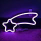 Sternschnuppe LED-Neonschild Wohnzimmer Kinderzimmer