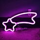 Sternschnuppe LED-Neonschild Wohnzimmer Kinderzimmer