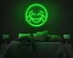 Lachender Emoji mit Freudentränen LED-Neonschild Schlafzimmer Wohnzimmer