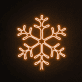 Schneeflocke LED-Neonschild Winterdekoration Wohnzimmer