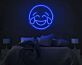 Lachender Emoji mit Freudentränen LED-Neonschild Schlafzimmer Wohnzimmer