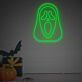 Geistermaske LED-Neonschild Halloween Party