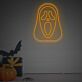 Geistermaske LED-Neonschild Halloween Party