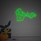 Beware LED-Neonschild für Halloween Party