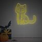 Skelettkatze LED-Neonschild Halloween Wohnzimmer