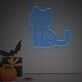 Skelettkatze LED-Neonschild Halloween Wohnzimmer