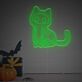 Skelettkatze LED-Neonschild Halloween Wohnzimmer
