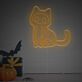 Skelettkatze LED-Neonschild Halloween Wohnzimmer