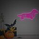 Dackel Skelett LED-Neonschild für Halloween Party