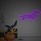 Dackel Skelett LED-Neonschild für Halloween Party