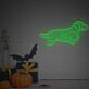 Dackel Skelett LED-Neonschild für Halloween Party