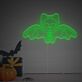 Brighten Up Your Spooky Celebrations and Decor: Halloween Flying Cat Bone LED Neon Sign for Home, Bar, and Halloween Party Ambiance