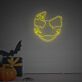 Teufelsgesicht LED-Neonschild für Halloween Party