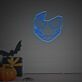 Teufelsgesicht LED-Neonschild für Halloween Party