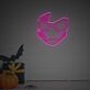 Teufelsgesicht LED-Neonschild für Halloween Party