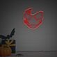 Teufelsgesicht LED-Neonschild für Halloween Party