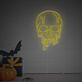 Schmelzender Totenkopf LED-Neonschild