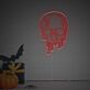 Schmelzender Totenkopf LED-Neonschild
